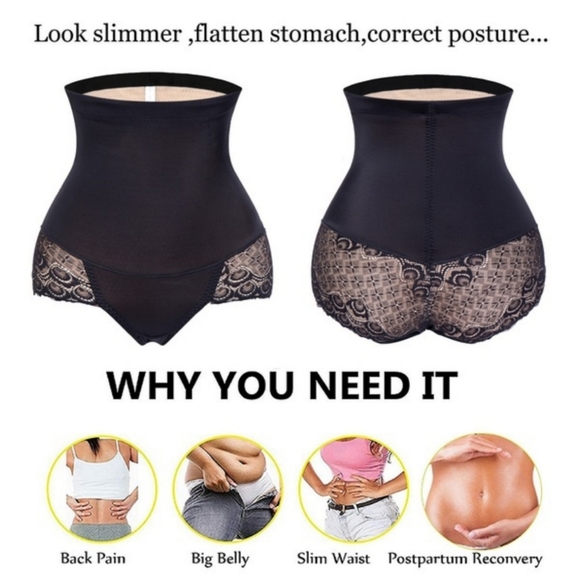 NEW Waist trainer lace butm lift panties shaper - Picture 2 of 8